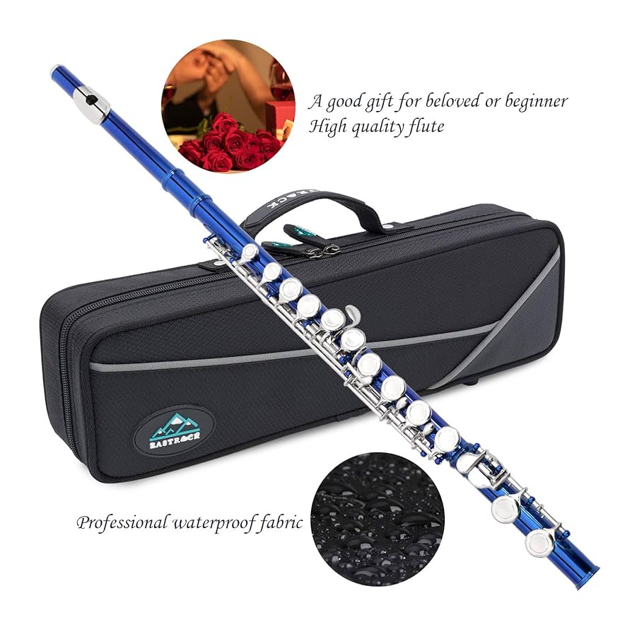 管楽器・吹奏楽器 Eastar Flute Covered Key 16 Holes Amazon.com: Eastar Closed Hole 16 Keys Flute for Beginner